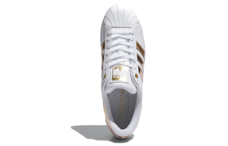 (WMNS) adidas Superstar Bold 'White Gold Metallic' FV3340
