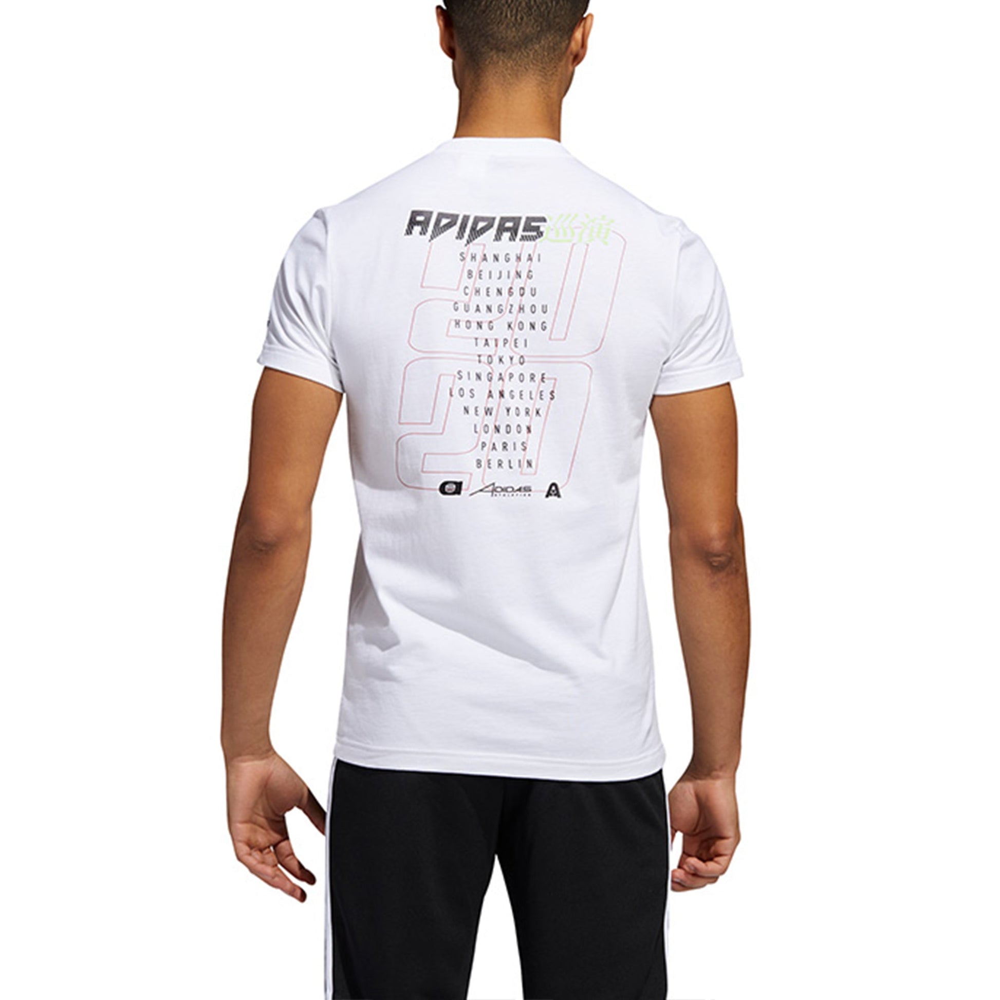 adidas Sports Training Casual Round Neck Short Sleeve White FT2796