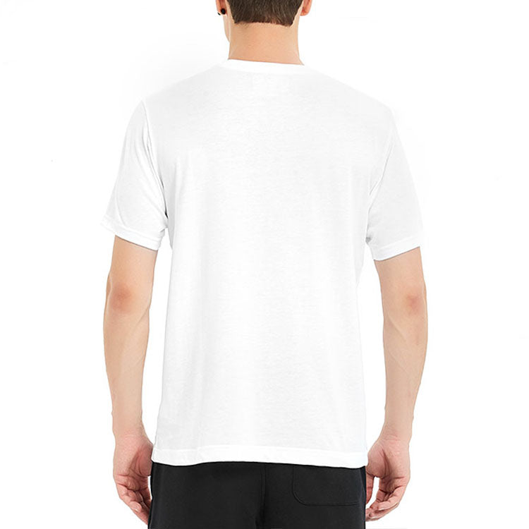 New Balance Knit Breathable Athleisure Casual Sports LOGO Printing Short Sleeve White MT91923-WT