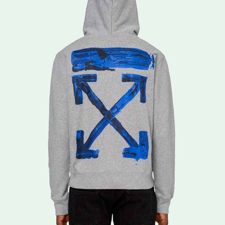 Men's Off-White Acrylic Arrows Slim Multi-Color Arrow Printing Gray OMBB034F19E300100730