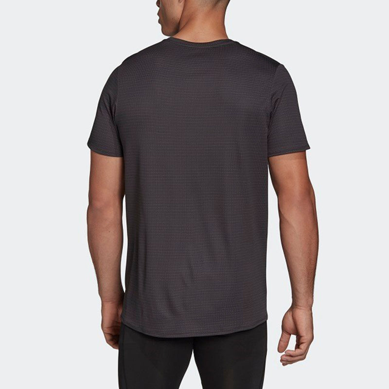 adidas Premium Tee M Reflective Running Sports Short Sleeve Black GL2008