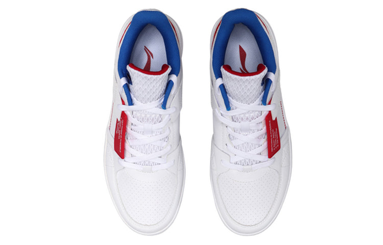 Li-Ning Classic Skateboarding Low 'White Blue Red' AGBP061-1