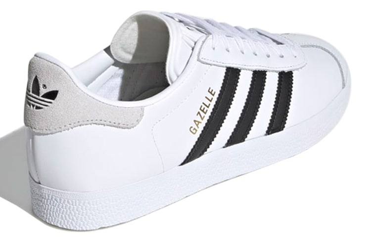 (WMNS) adidas Gazelle 'White Brown Black' FU9910
