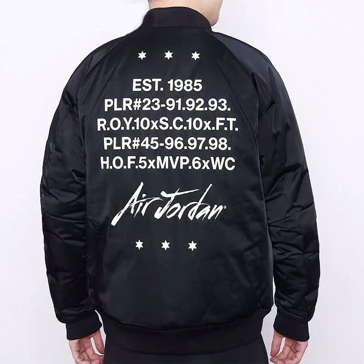 Air Jordan MA-1 Printing Logo Stay Warm Black CK1358-010