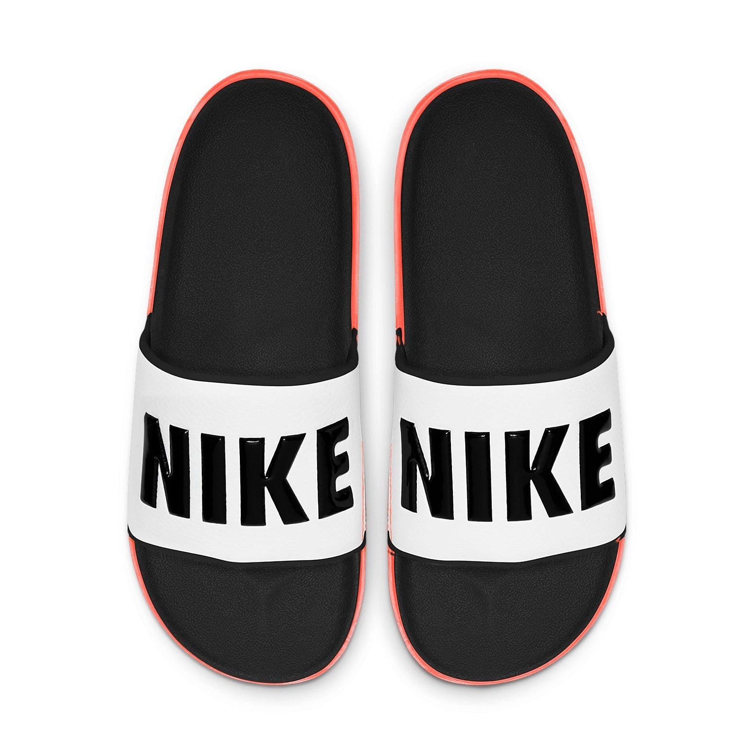 Nike Offcourt Slide 'White Turf Orange' BQ4639-101