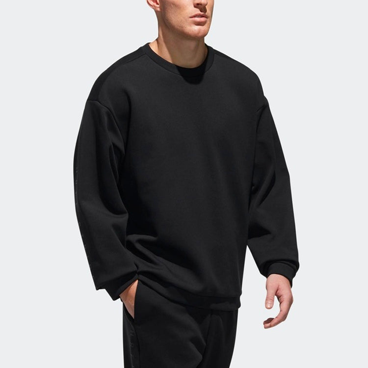 adidas Sports Stylish Three Stripes Pullover 'Core Black' DW5289
