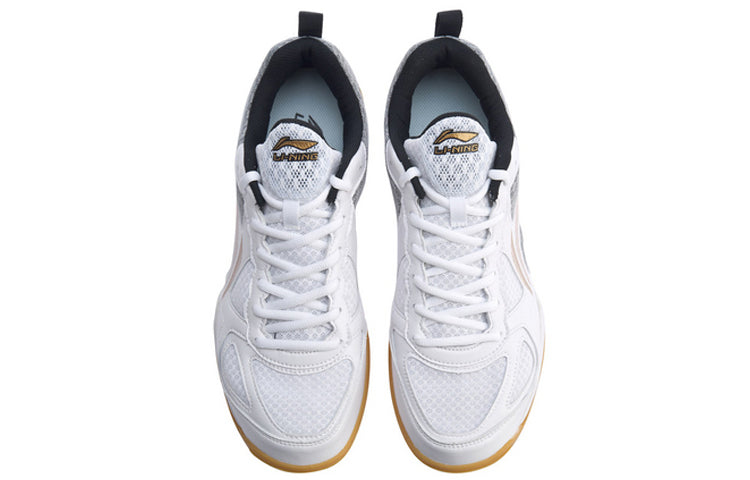 Li-Ning Ma Long Signature Table Tennis Shoes 'White Black' APTP001-4