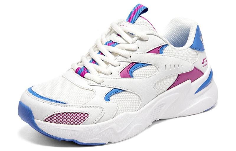 (WMNS) Skechers Bobs Bamina 'White Blue' 117360-WBLP