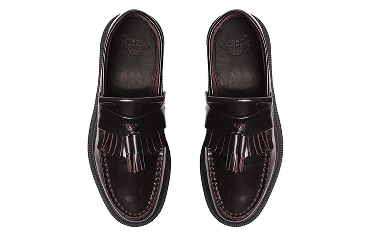 Dr. Martens Adrian Arcadia Leather Tassel Loafers 'Cherry Red' 14573601