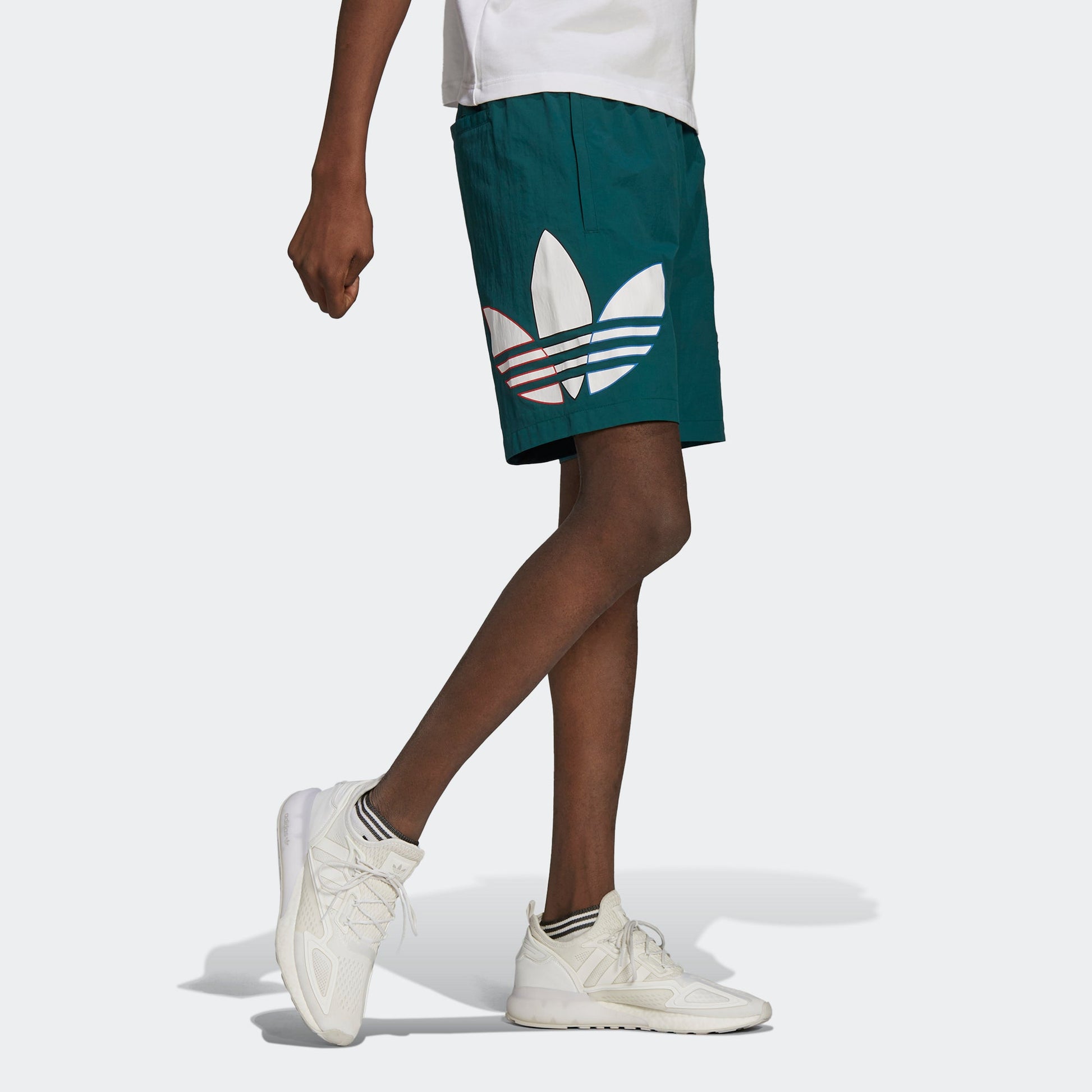 adidas originals Tricolor Short Men's Green H09358