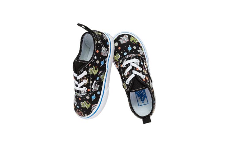 (TD) Vans Authentic Elastic Lace 'Black Multi' VN0A4BUYY61