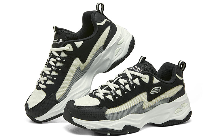 Skechers D'Lites 4.0 Shoes 'Black Beige Green' 894286-BKNT