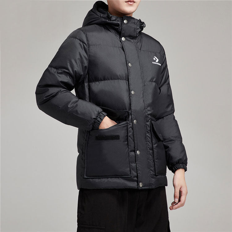 Converse Down Fill Puffer Jacket Asia Sizing 'Black' 10006880-A01