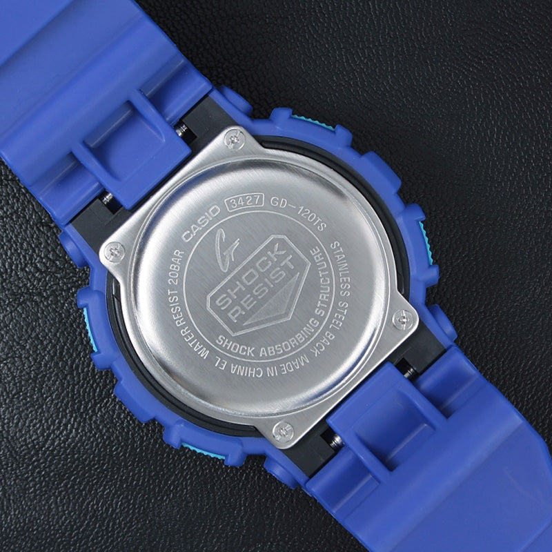 CASIO G-Shock Digital 'Blue' GD-120TS-2