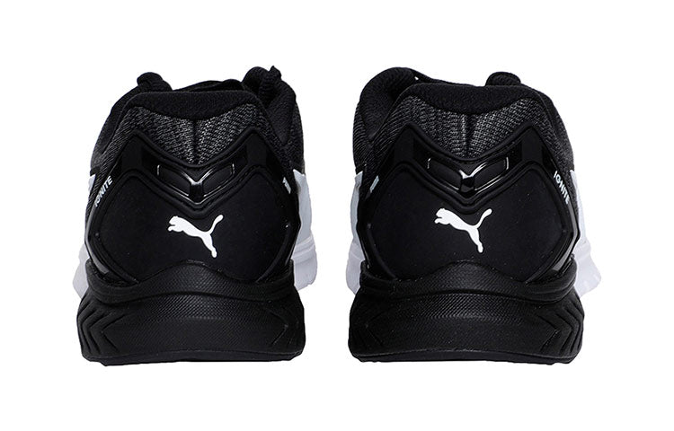 (WMNS) PUMA Ignite Dual Nm Low Top Running Shoes Black/White 191482-02