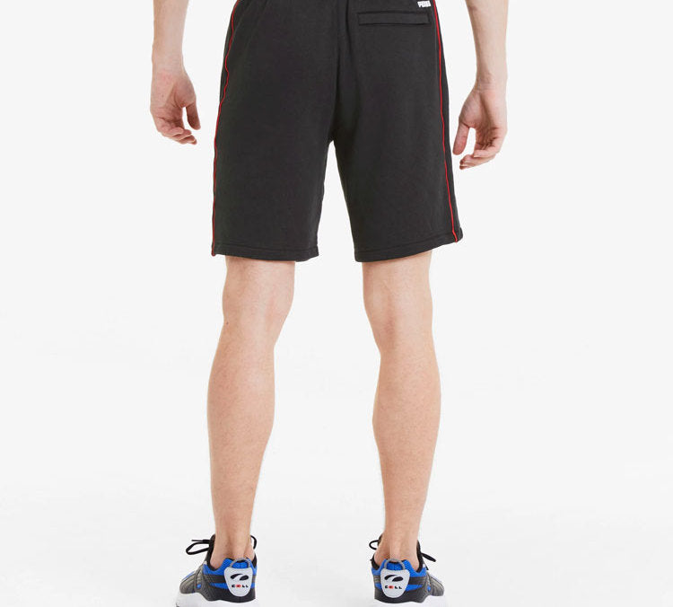 PUMA Sport Knitted Shorts 'Black White Red' 598637-01
