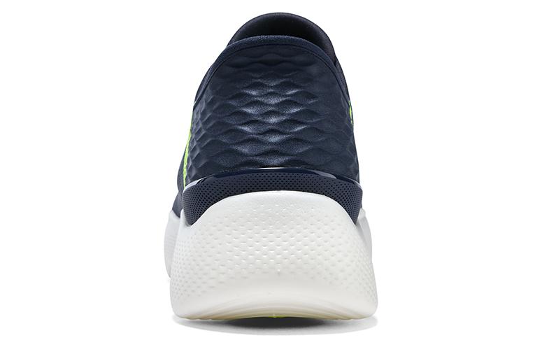 Skechers Go Walk Massage Fit 'Navy Lime' 216410-NVLM