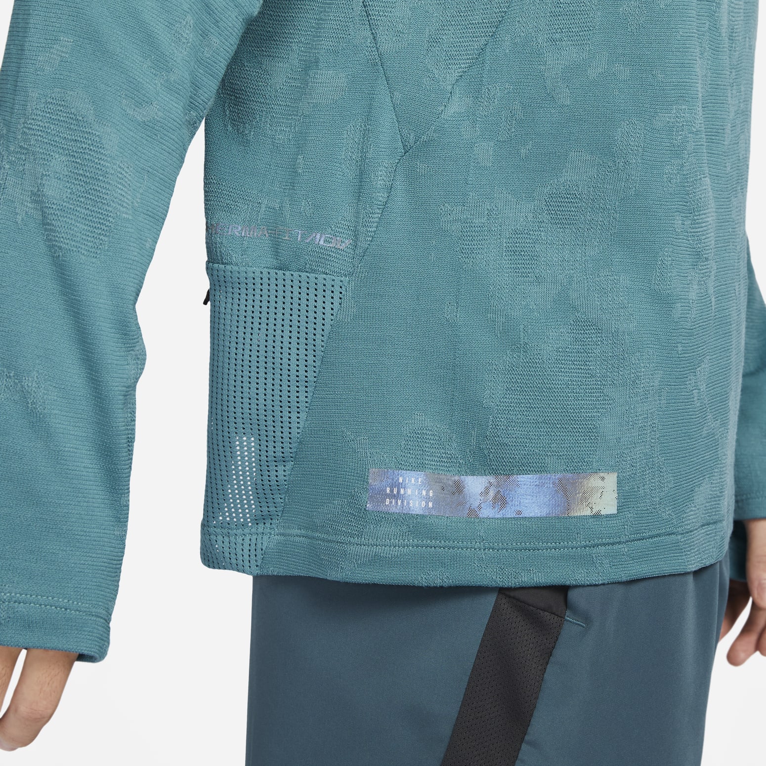 Nike Therma-FIT Repel Element 1/2 Zip Long Sleeve T-shirt 'Green' DV9288-379