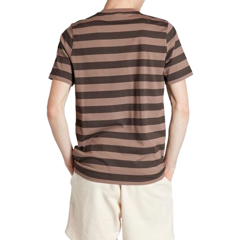adidas Nice Striped T-Shirt 'Brown' IR7586