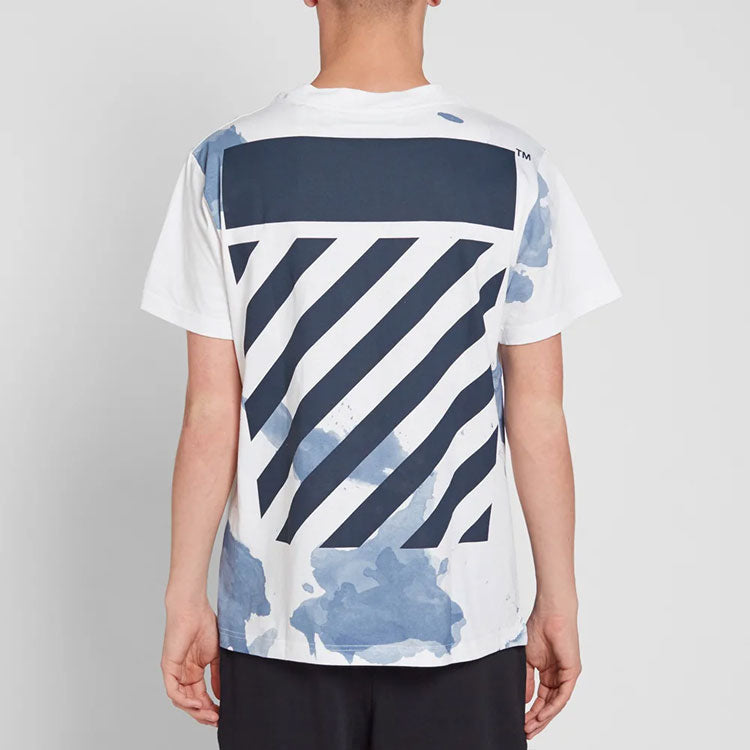 Off-White Splash Ink Short Sleeve White OMAA002F161970239932