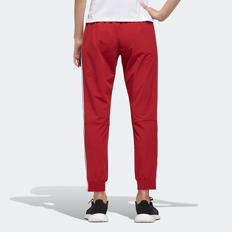 (WMNS) adidas Knit Sweatpants Asia Sizing 'Red' EH3847