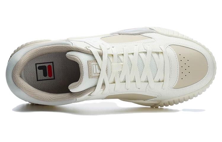 (WMNS) FILA Blocks Shoes 'White Beige Grey' F12M312209FOS