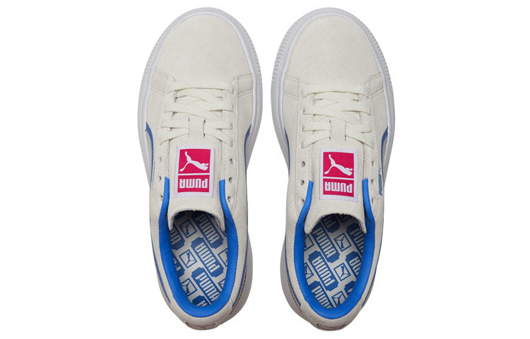 (WMNS) PUMA Suede Mayu Triplex Tech 'Creamwhite Blue Red' 382580-01