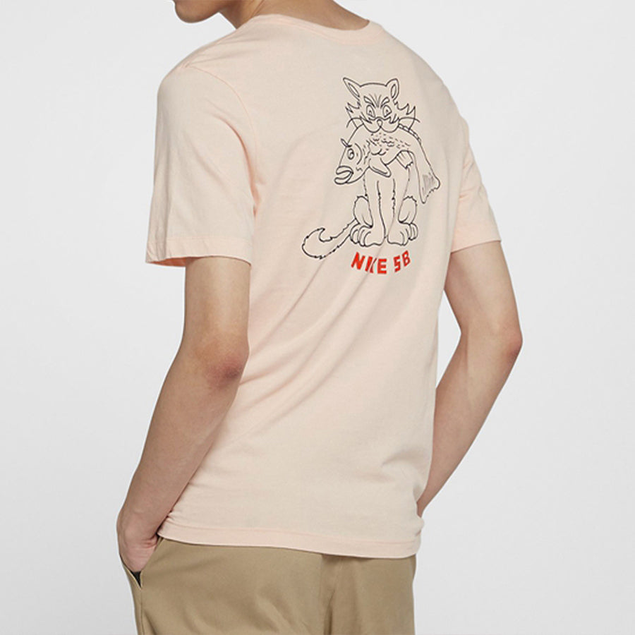 Nike Skateboard Subject Short Sleeve Washed coral red BV8194-664