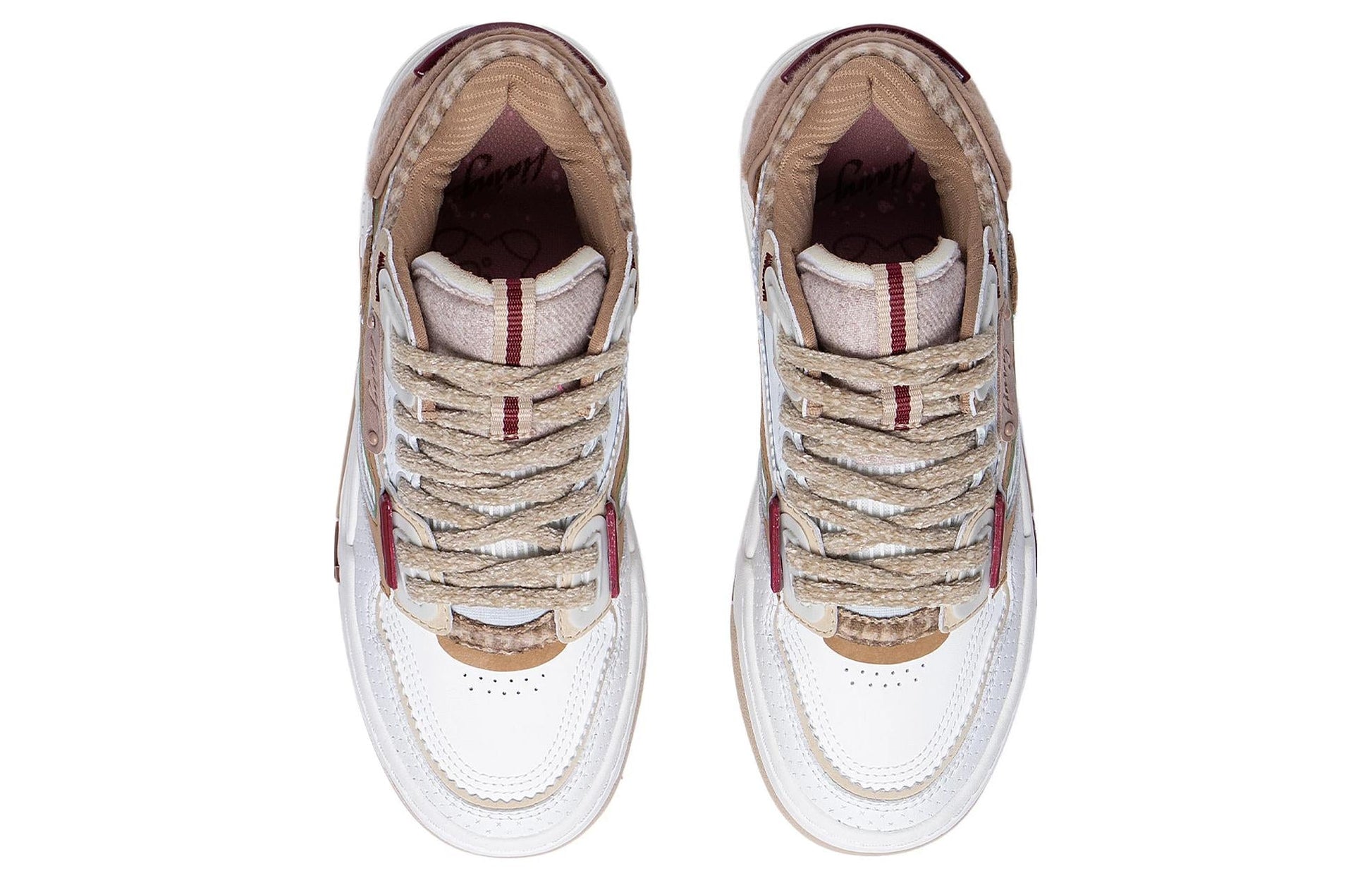 (WMNS) Li-Ning 001 BTC Prm 'White Tan' AGCT004-2