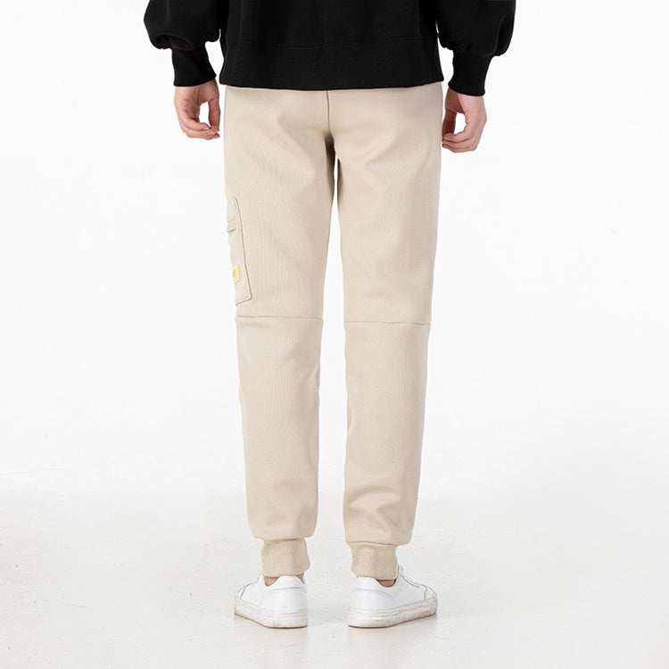PUMA Mix Badge Knit Sweatpant 'Beige' 537040-64