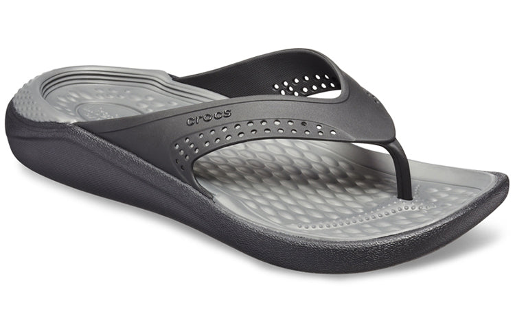 Crocs LiteRide Minimalistic Beach Flip-Flops Dark Grey 205182-0DD