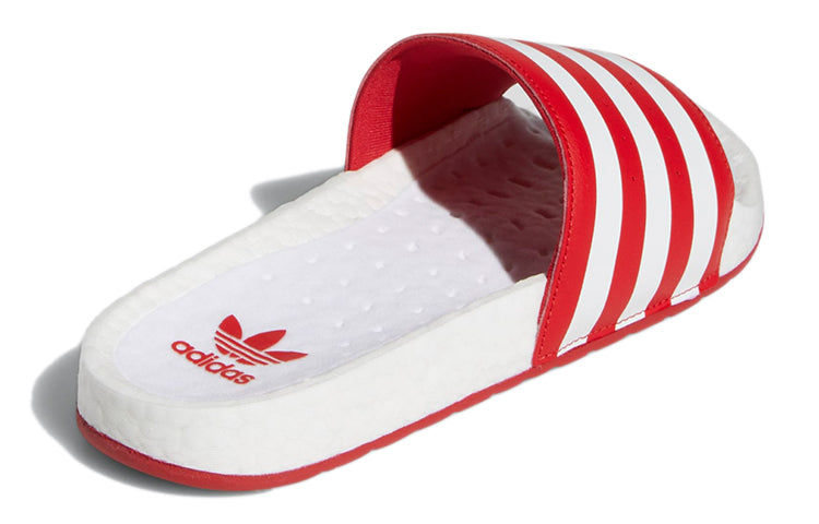 adidas Adilette Boost Slides 'Scarlet' FX5895