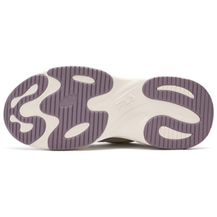 (WMNS) FILA FUSION BUBBLE Platform Sneakers 'White Grey Purple' T12W341301_FGN