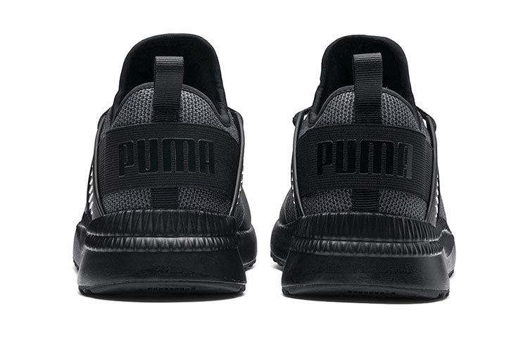 (WMNS) PUMA Pacer Next Cage Knit Running Shoes Black/Grey 366663-04