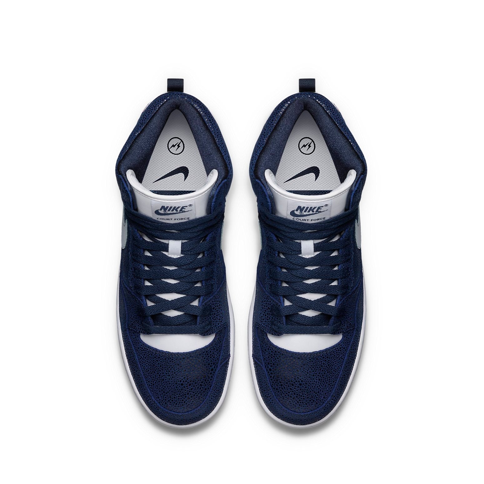 Fragment Design x GOODENOUGH x NikeLab Court Force Sneakers Blue/White 814913-414