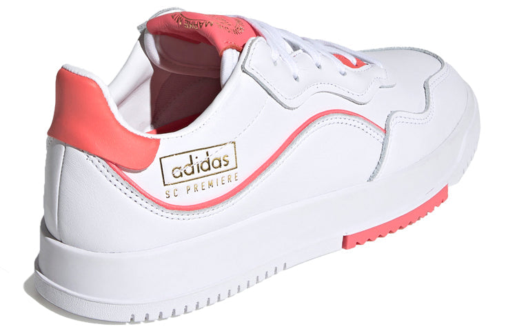 (WMNS) adidas SC Premiere 'White Semi Flash Red' FW5718
