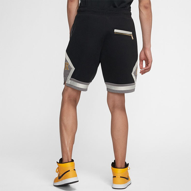 Air Jordan Remastered diamond Sports Shorts Black AT9957-010