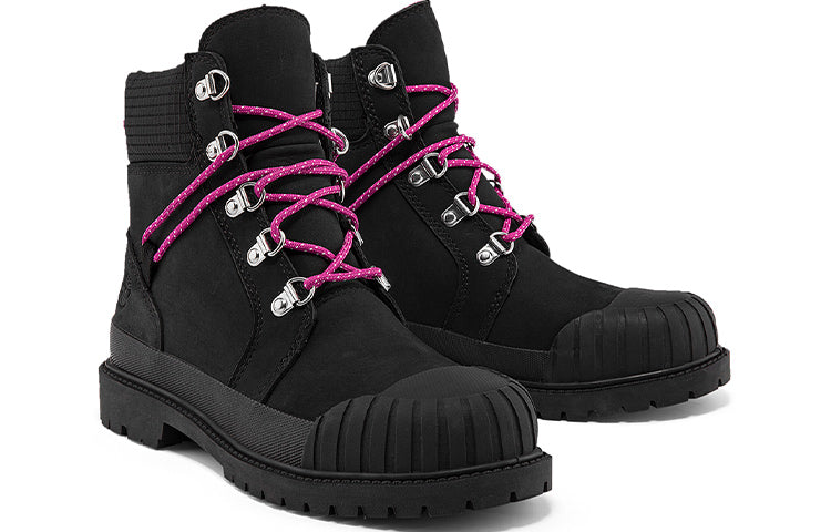 (WMNS) Timberland Holiday Luxe Waterproof Boot 'Black Nubuck' A2JWZW