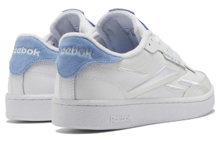 Reebok Club C 85 Casual Skateboarding Shoes Unisex White Blue GW7614