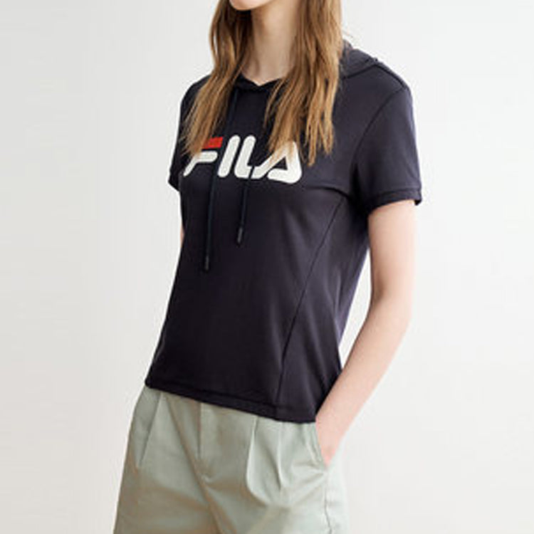 (WMNS) FILA Casual Sports Minimalistic Short Sleeve Blue F11W028155F
