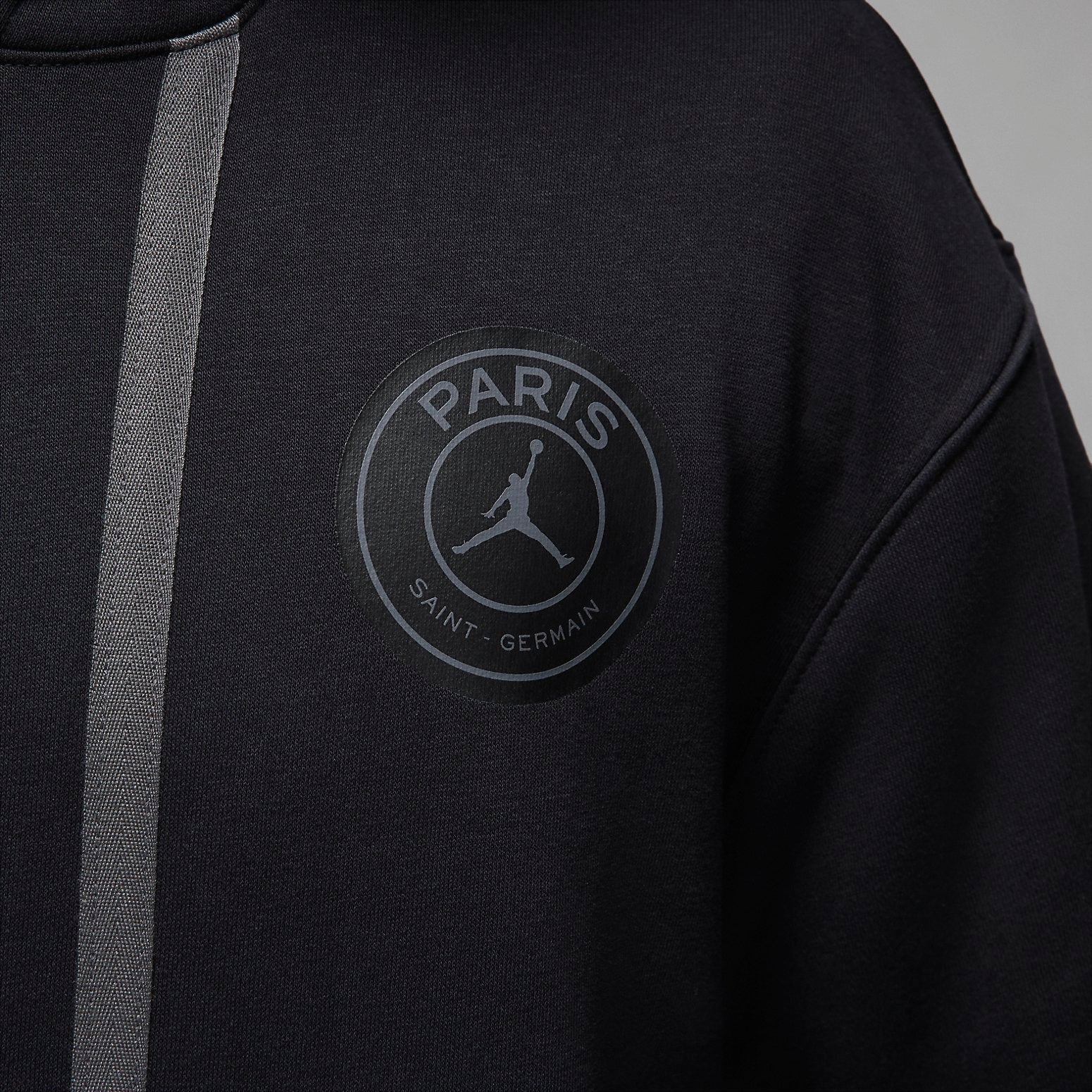 Air Jordan x Paris Saint-Germain Fleece Pullover Hoodie Asia Sizing 'Black' DZ2924-010