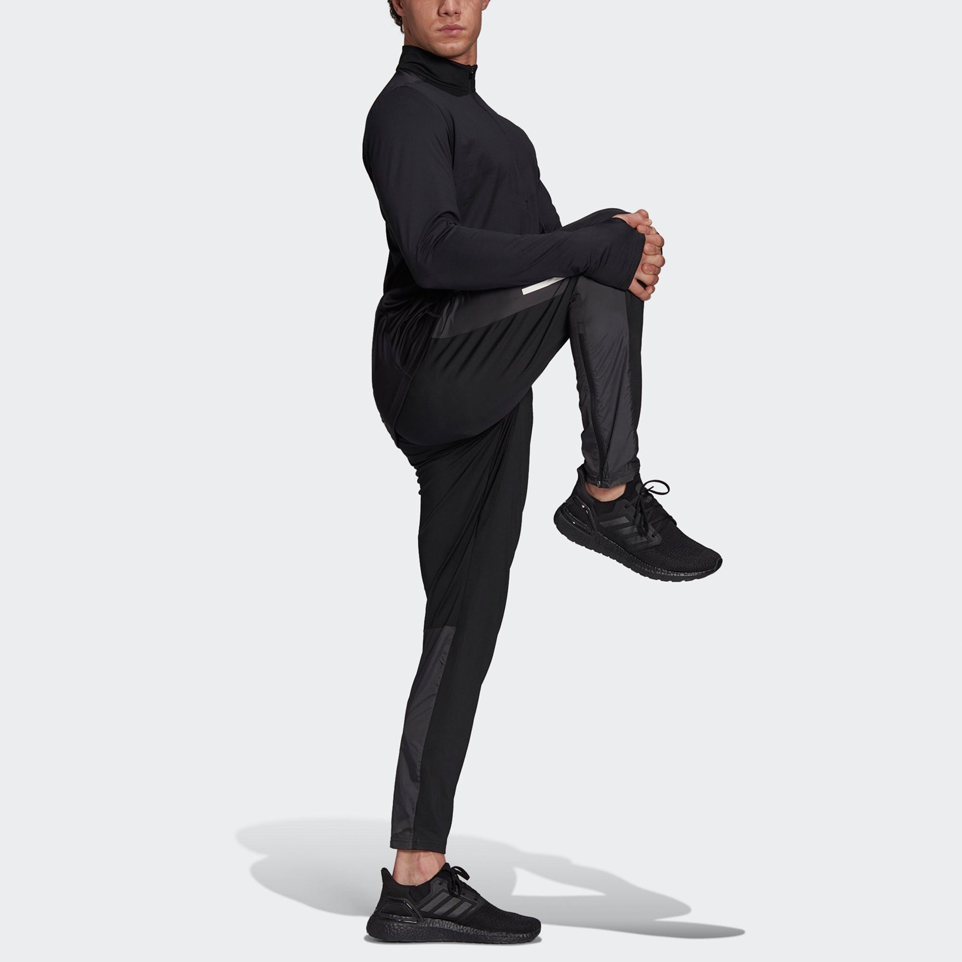 adidas Astro Pant Knit Running TrainingCasual Sport Trousers Men's Black GT8937