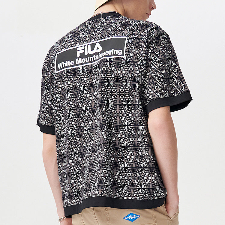 FILA FUSION x White Mountaineering Tee T11M127112F-BK