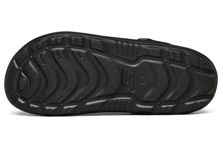 Skechers Swifters Minimalistic Cozy Sports Slippers Pure Black 243041-BBK