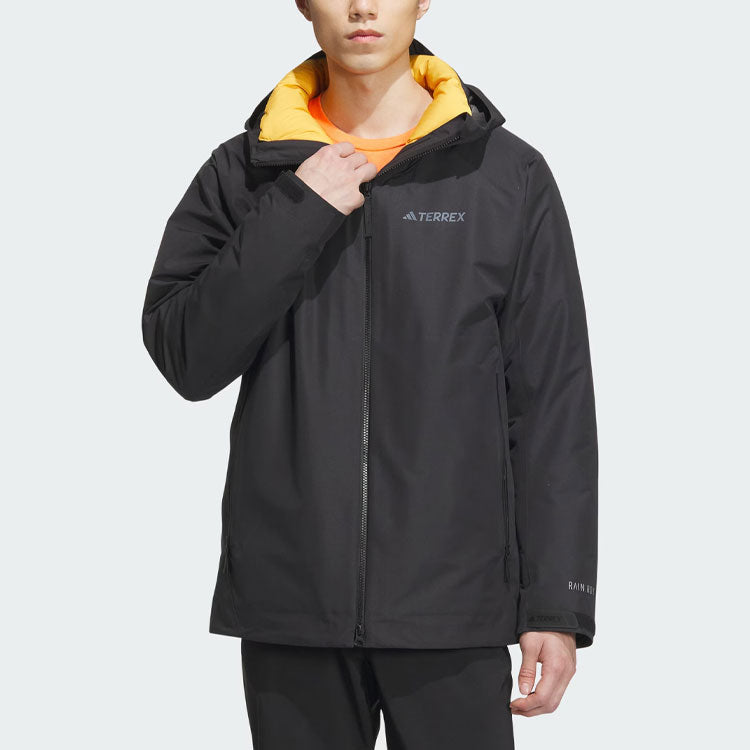 adidas Terrex 3-In-1 Rain.Rdy Reversible Jacket 'Black Yellow' IL8972