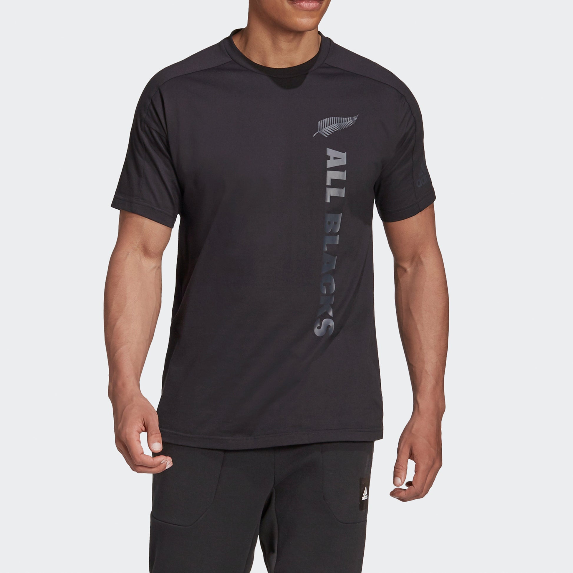 adidas Ab Graphic logo Printing Sports Short Sleeve Black FS0706