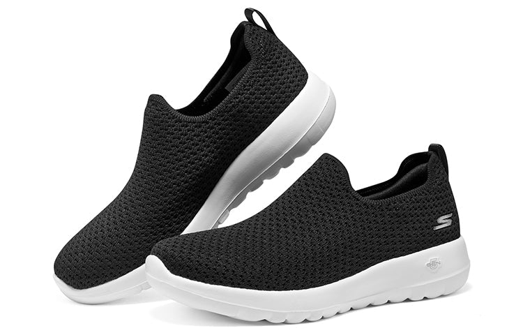 (WMNS) Skechers Go Walk 5 'Black White' 124636-BKW