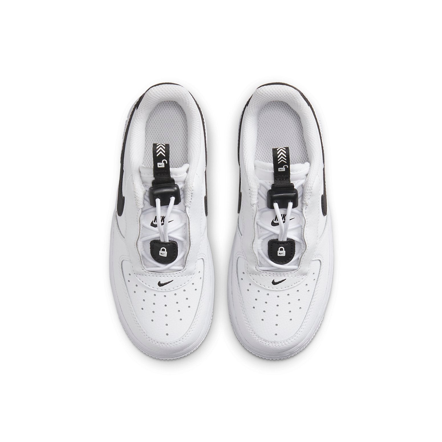 (PS) Nike Force 1 Toggle 'White Black' CU5287-104