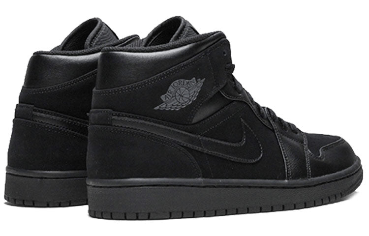 Air Jordan 1 Mid 'Triple Black 2018' 554724-050