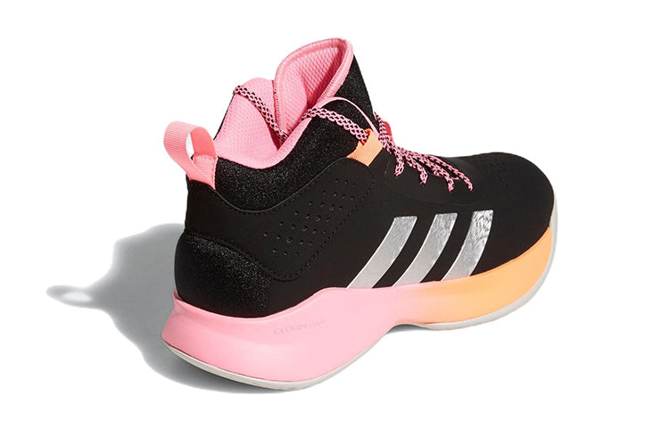 (GS) adidas Cross 'Em Up 5 Wide 'Black Beam Pink' GX4793
